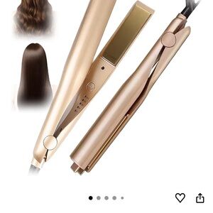 Sleek Gold Hair Straightener